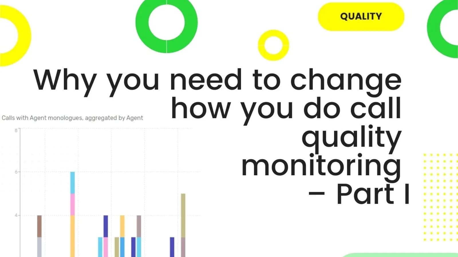 why change your call quality monitoring