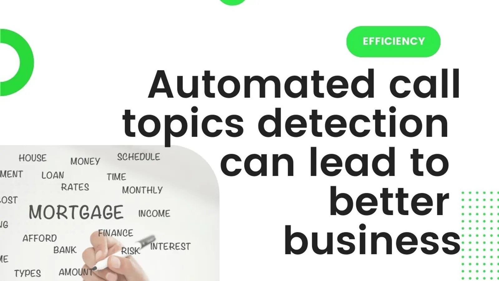 Automated topic detection for better business